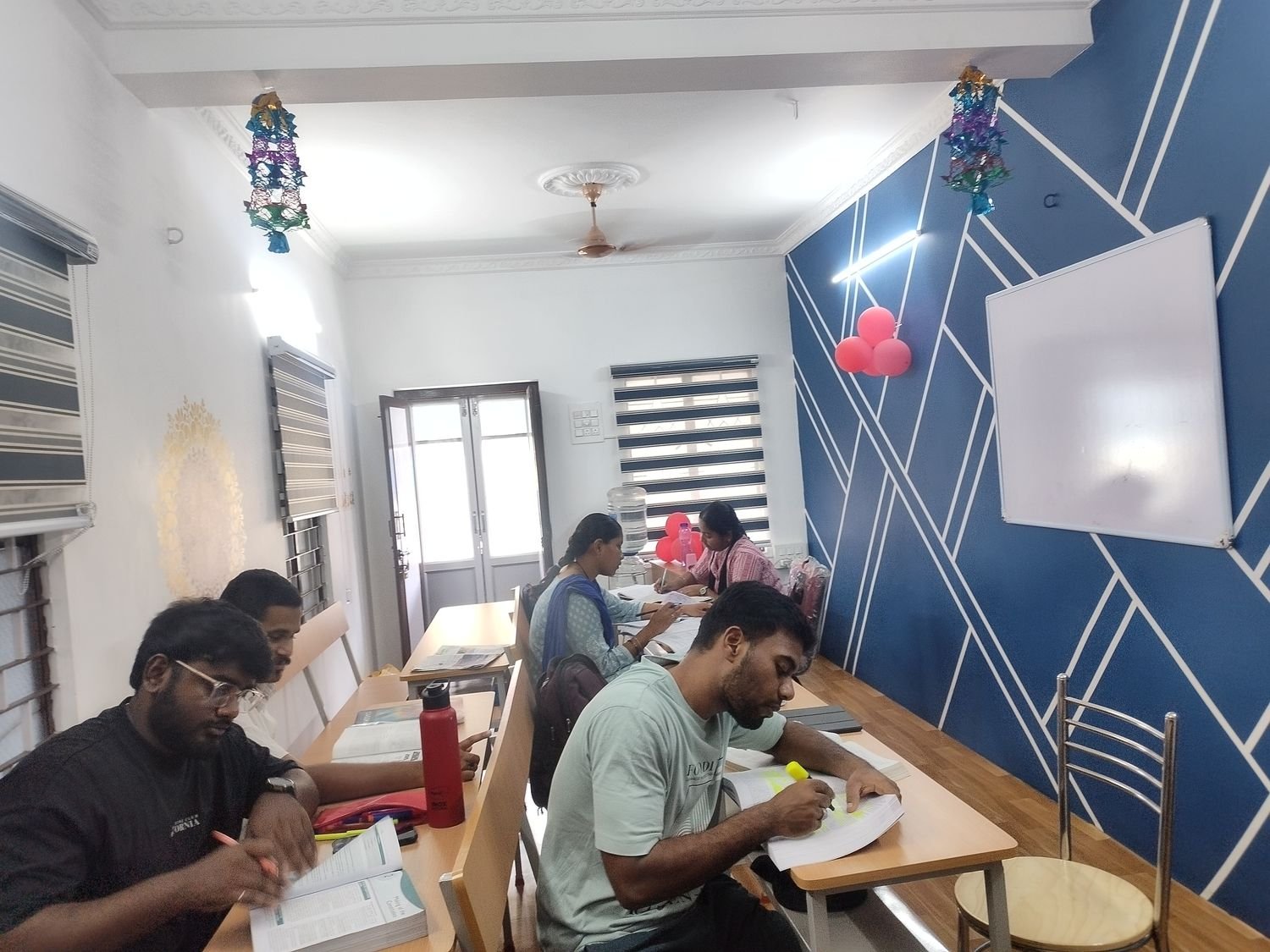 Classroom session in progress at Adhira IAS Academy